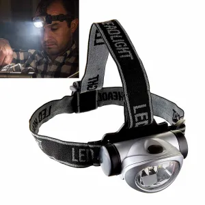 1 Pc Headlamp 120 Lumens 3 Stage Switch Light Camping Headlights Head Band Lamp