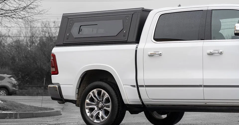 ALU-CAB CONTOUR CANOPY RAM 1500 5.5' (2009 ) BLACK -  WITH WINDOWS