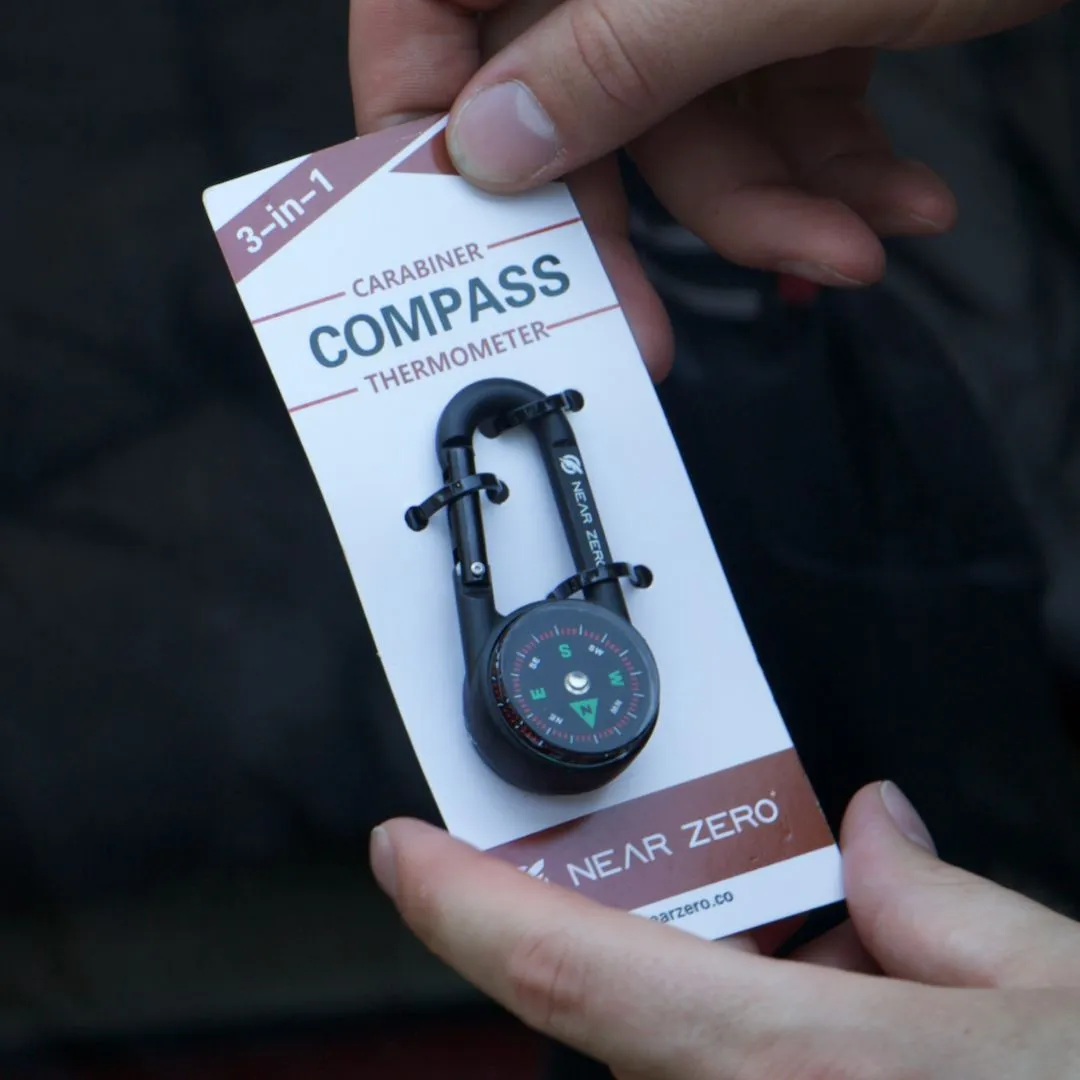 Compass / Thermometer Carabiner