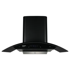 Crompton CHD-SSC90FLE-MBL SensoSmart Curved Glass 90 cm, 1360 m/hr Suction, Auto-Clean, Silent Kitchen Chimney