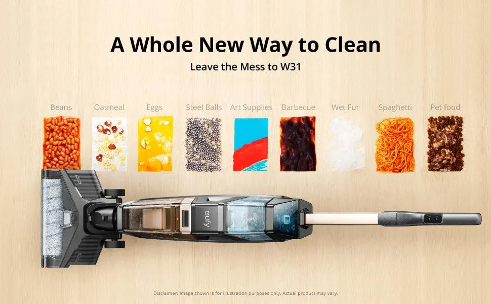 Eufy W31 Wet and Dry Cordless Vacuum Cleaner 5-in-1 -Black