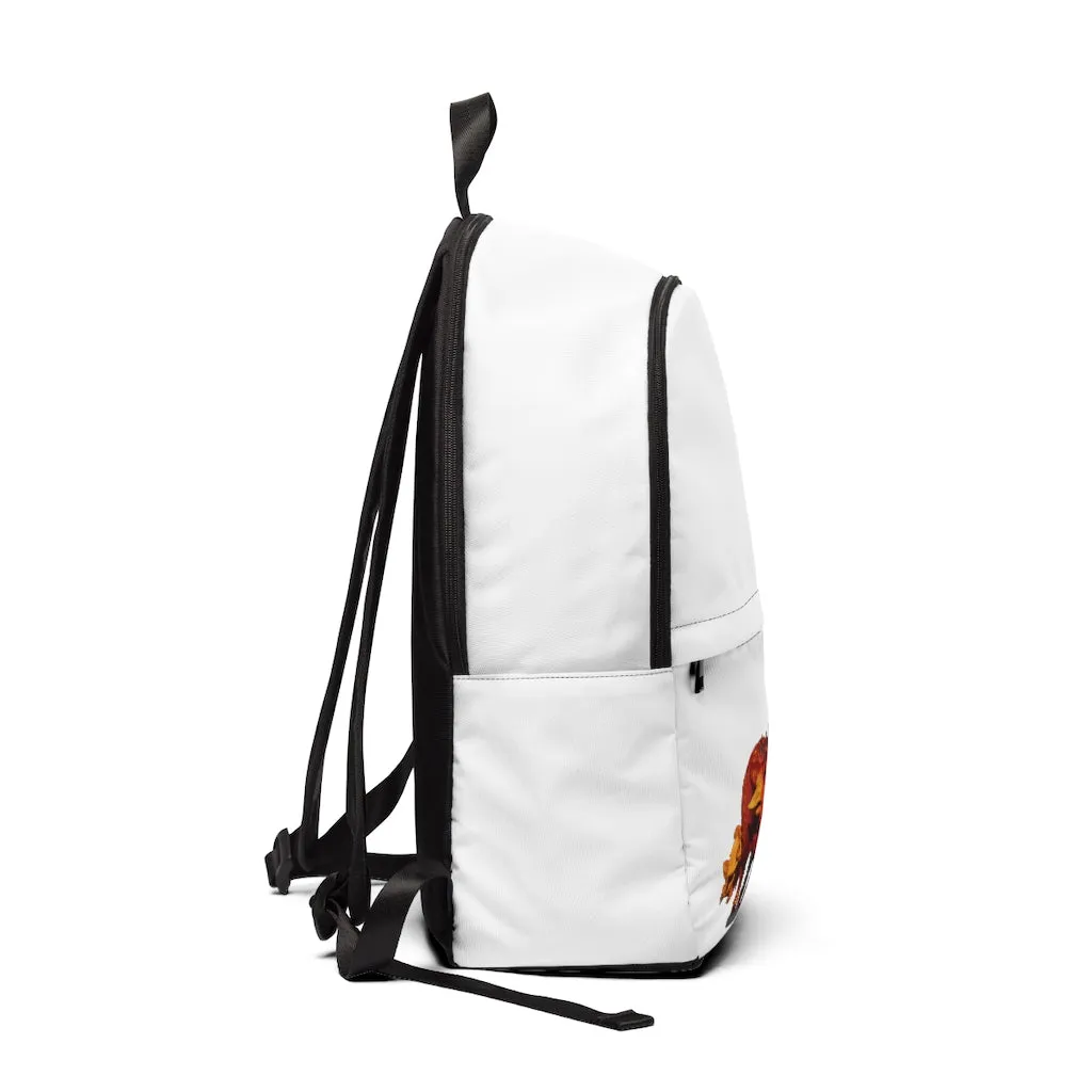 Fire Bull Unisex Fabric Backpack