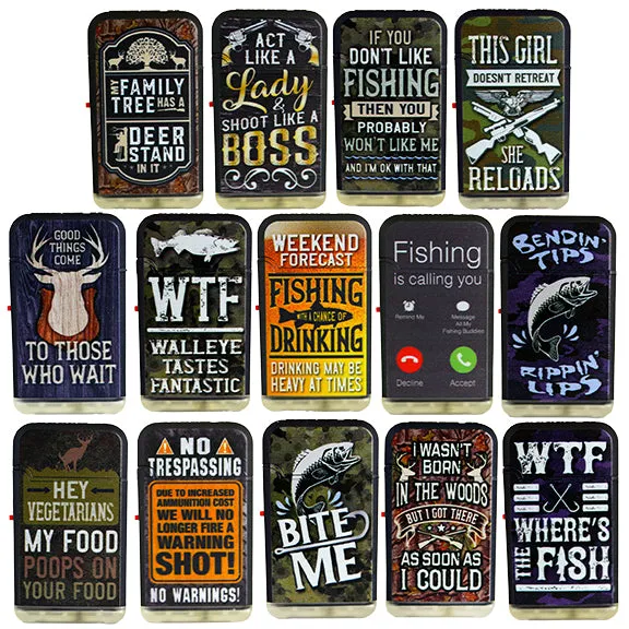 Hunt and Fish Dual Torch Lighter - 15 Pieces Per Retail Ready Display 26249
