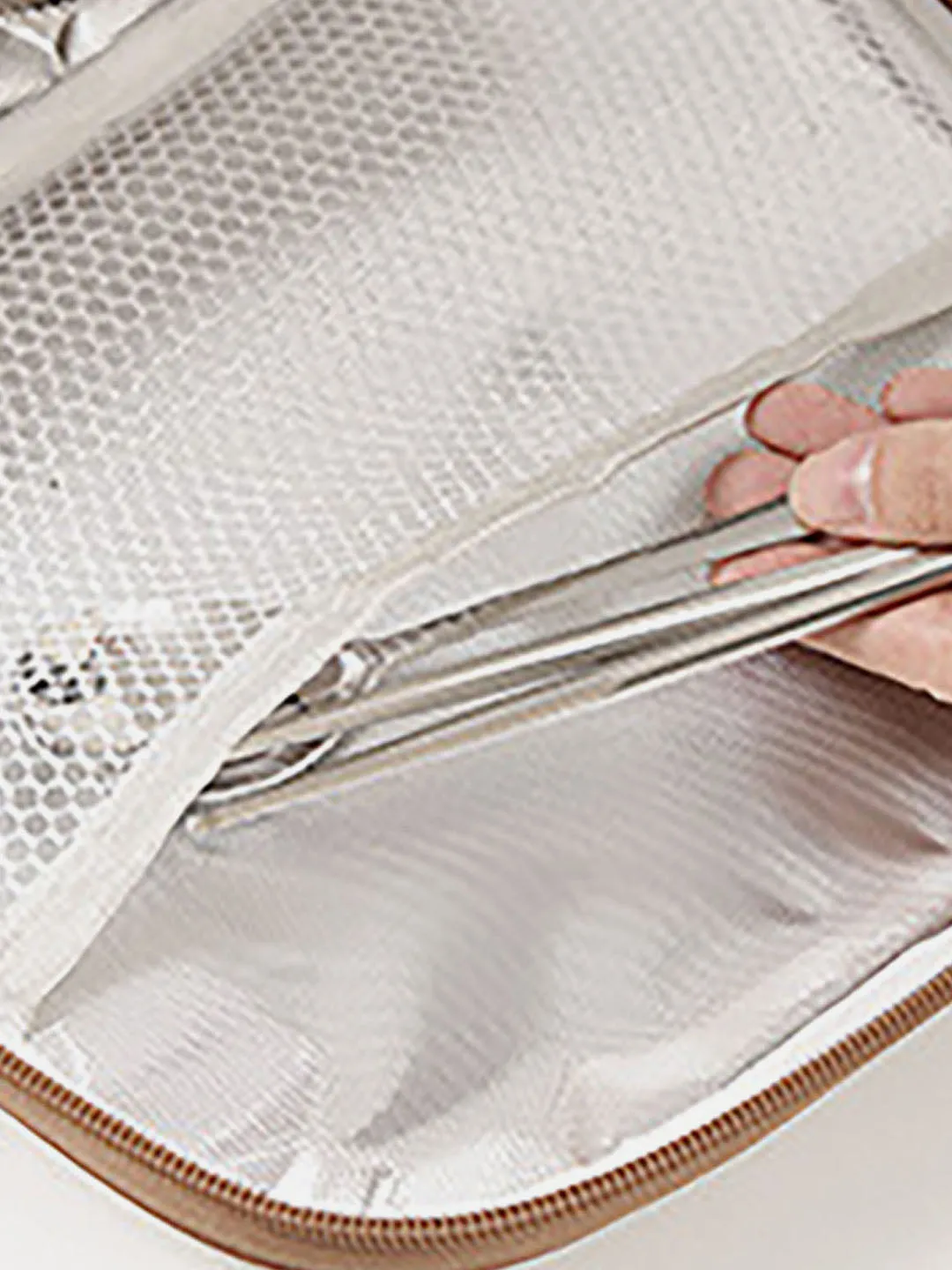 Little Surprise Box Cream 2pcs Bento Stainless Steel Lunch Box Container set with insulated Matching lunch Bag