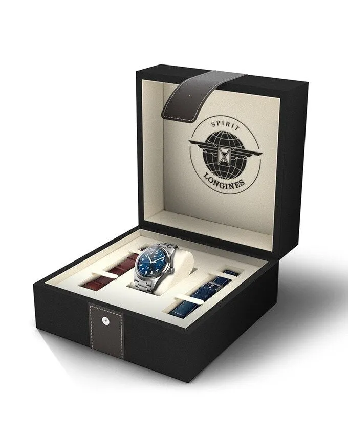 Longines Spirit 40mm Automatic Chronometer Prestige Edition Box Set L3.810.4.93.9