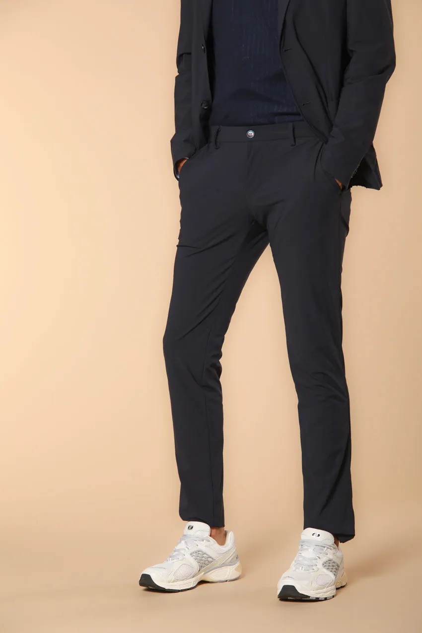 Milano Dynamic pantalone chino jogger uomo in jersey super tecnico extra slim fit