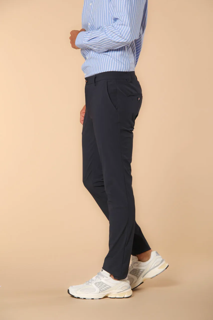 Milano Dynamic pantalone chino jogger uomo in jersey super tecnico extra slim fit