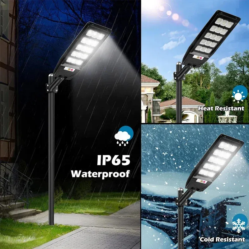 Powerful Solar Lights Solar Street Lights Outdoor Solar Lamp Motion Sensor Solar Lamps Waterproof Solar Garden Light Street Yard