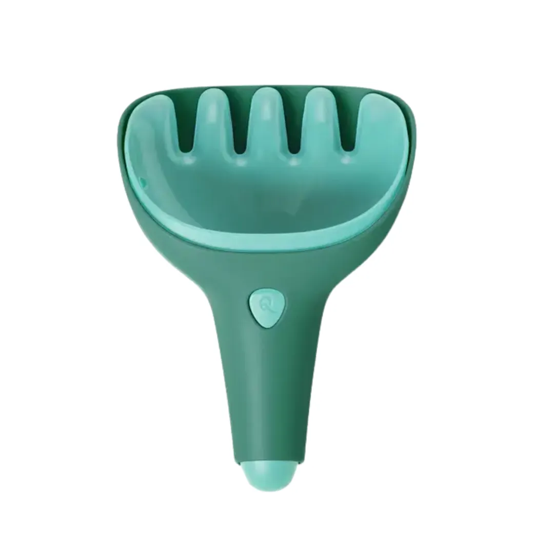 Raki 2 in 1 Beach Rake and Digger Toy - Garden Green by Quut Toys