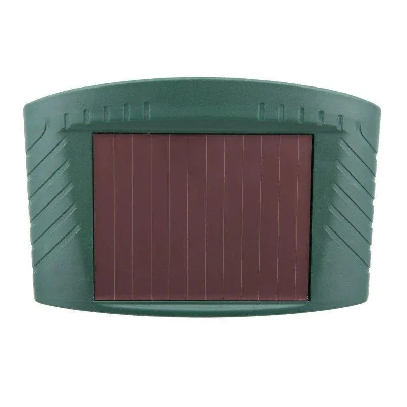 Solar Ultrasonic Pest Repeller - PACK OF 4 - Repels Squirrels, Raccoons, Rabbits, Cats, Dogs, Skunks, Foxes in 48 Hours