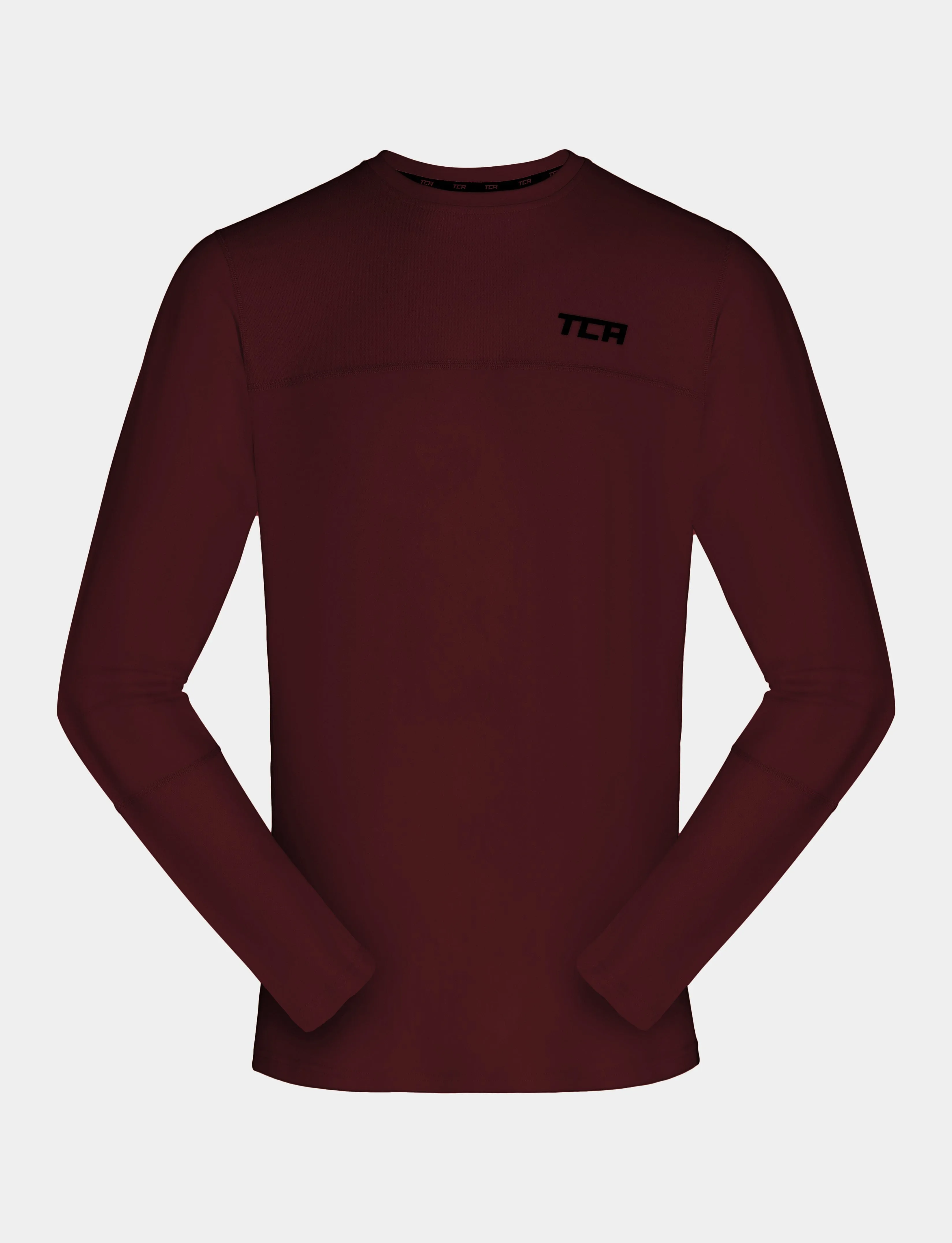 Stamina Long Sleeve Crew Neck Running Top For Boys With Thumbholes