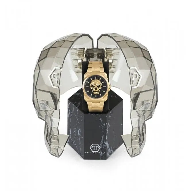 The Skull king Steel Gold Black Gents Watch PWLAA0822