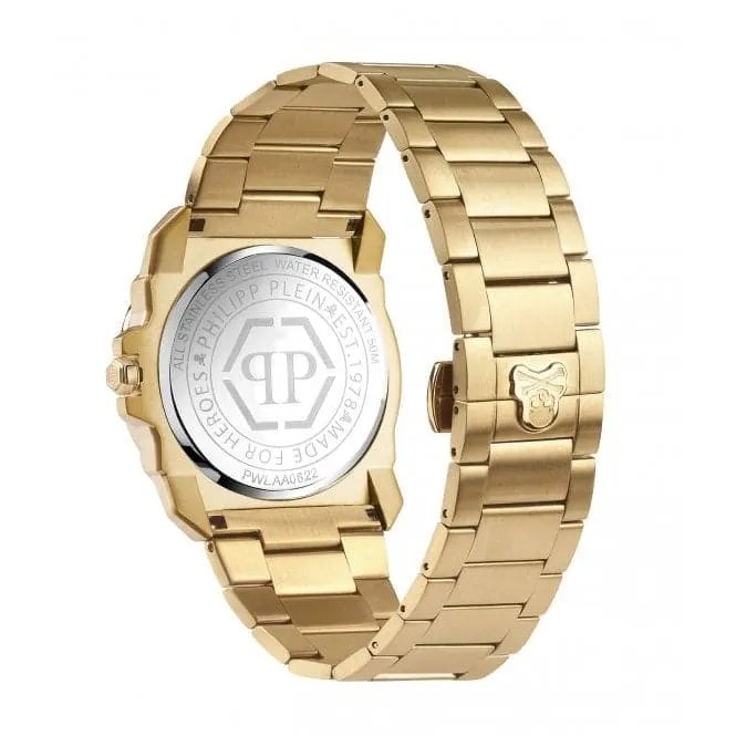 The Skull king Steel Gold Black Gents Watch PWLAA0822