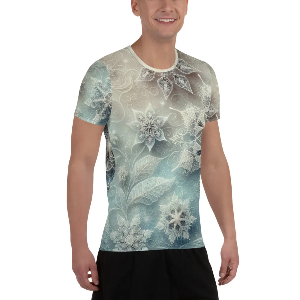 Whimsical Winter Wear Men's Athletic T-Shirt