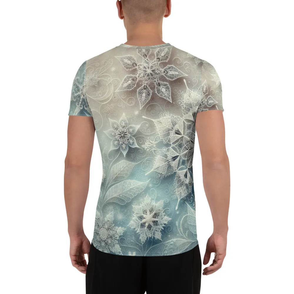 Whimsical Winter Wear Men's Athletic T-Shirt