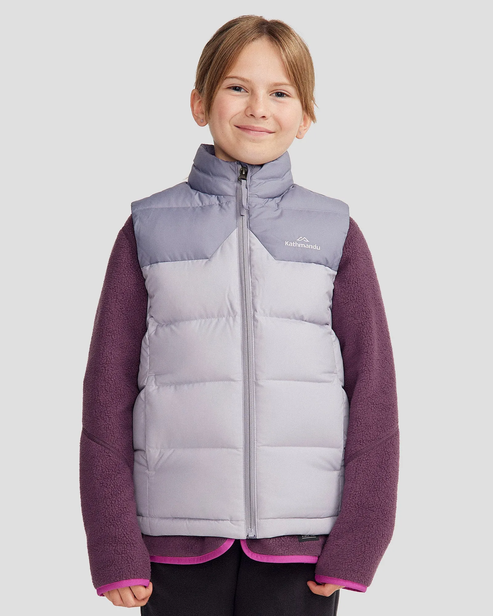 Youth's Epiq Down Vest - Dark Haze/Light Haze